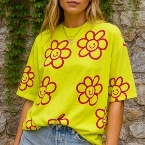 COLLUSION Graphic Neon Tee, 16